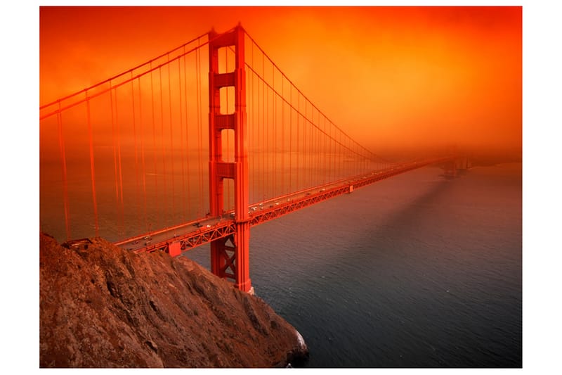 Fototapet Golden Gate Bridge 300x231 - Artgeist sp. z o. o. - Fototapet