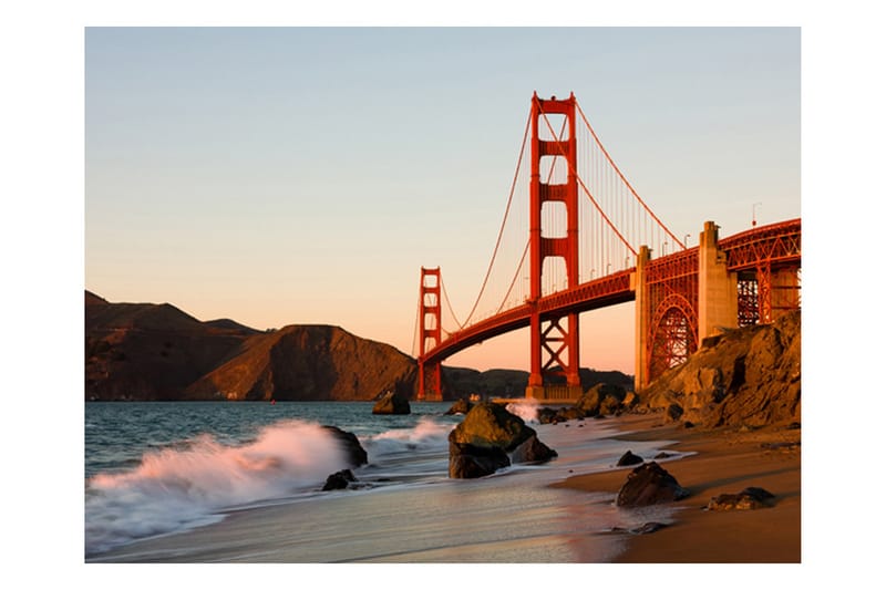 Fototapet Golden Gate Bridge Sunset San Francisco 250x193 - Artgeist sp. z o. o. - Fototapet
