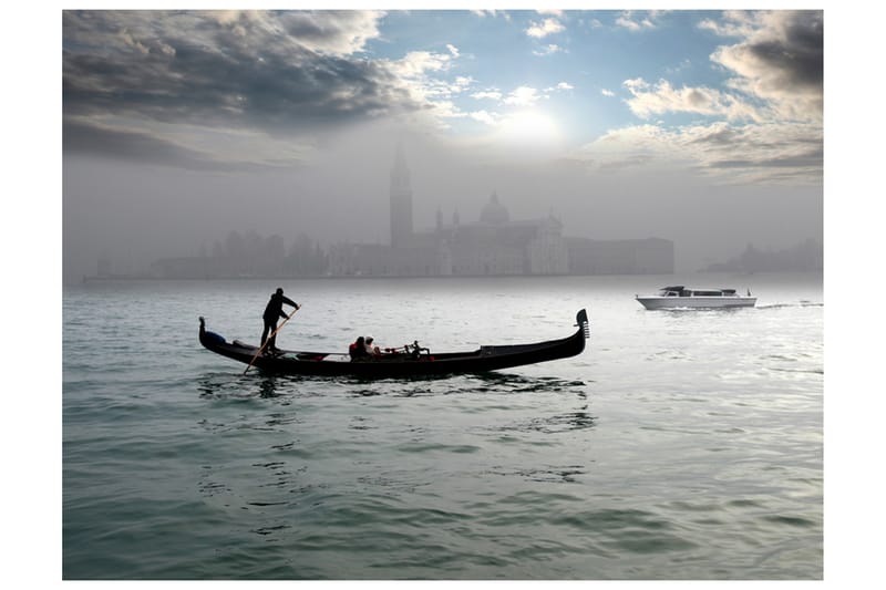 Fototapet Gondol Rida Venedig 250x193 - Artgeist sp. z o. o. - Inredning - Väggdekor - Tapet & tapettillbehör - Fototapet