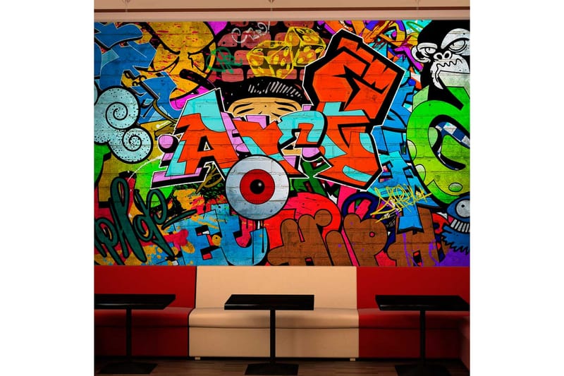 Fototapet Graffiti Art 250x175 - Artgeist sp. z o. o. - Inredning - Väggdekor - Tapet & tapettillbehör - Fototapet