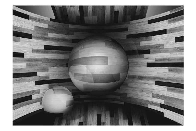 Fototapet Gray Sphere 250x175 - Artgeist sp. z o. o. - Fototapet