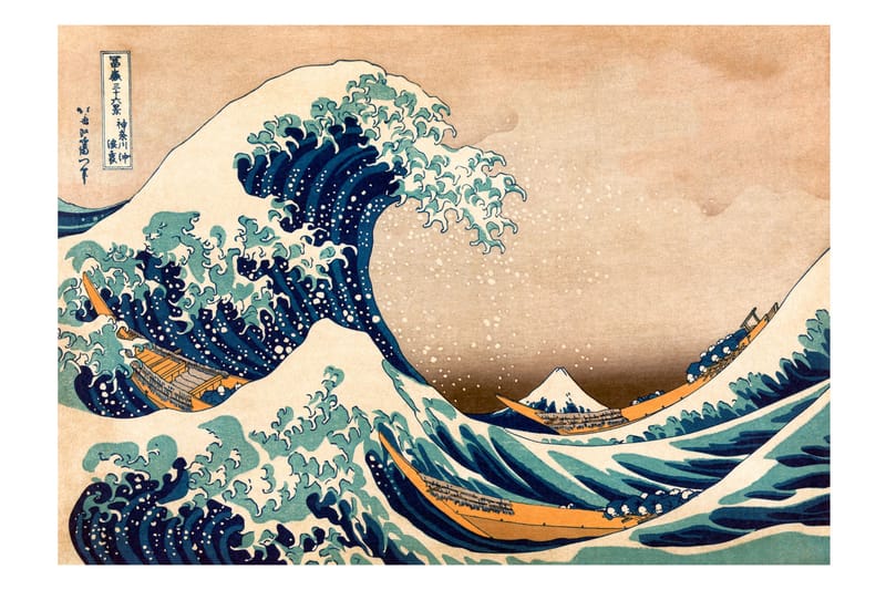 Fototapet Hokusai The Great Wave Off Kanagawa 350x245 - Artgeist sp. z o. o. - Fototapet