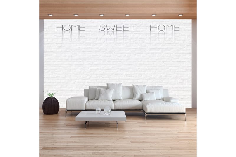 Fototapet Home Sweet Home Wall 100x70 - Artgeist sp. z o. o. - Inredning - Väggdekor - Tapet & tapettillbehör - Fototapet