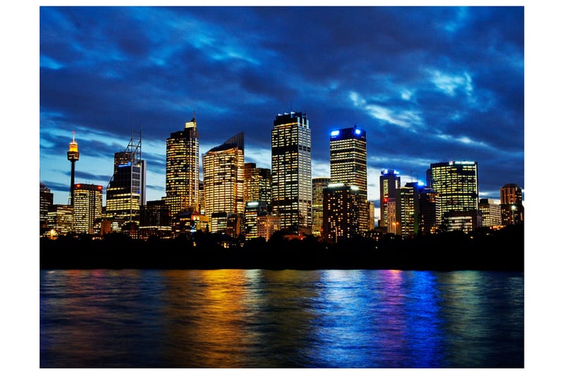 Fototapet Kväll Moln Över Sydney 300x231 - Artgeist sp. z o. o. - Inredning - Väggdekor - Tapet & tapettillbehör - Fototapet