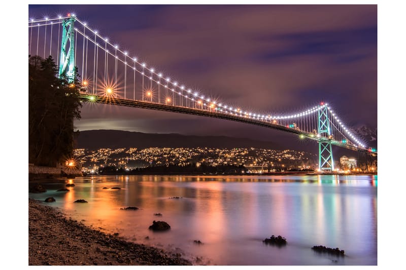 Fototapet Lions Gate Bridge Vancouver Canada 250x193 - Artgeist sp. z o. o. - Fototapet