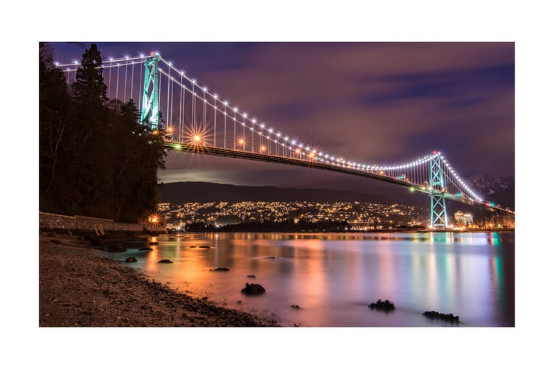 Fototapet Lions Gate Bridge Vancouver Canada 450x270 - Artgeist sp. z o. o. - Fototapet