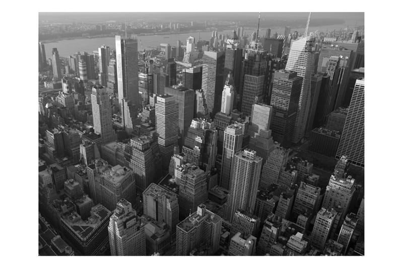 Fototapet New York Skyscrapers Bird's Eye View 350x270 - Artgeist sp. z o. o. - Inredning - Väggdekor - Tapet & tapettillbehör - Fototapet