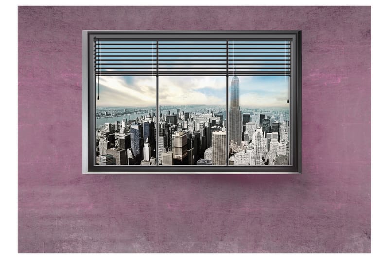 Fototapet New York Window II 100x70 - Artgeist sp. z o. o. - Fototapet
