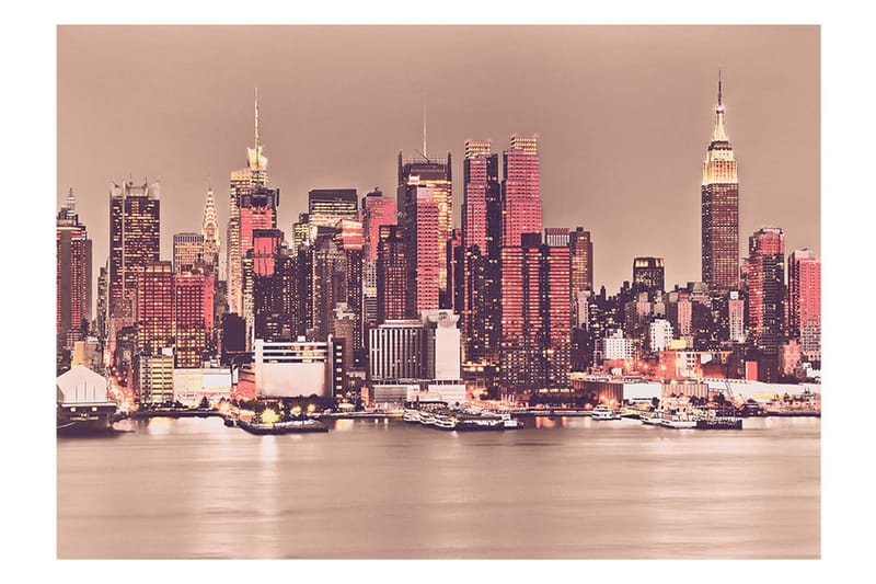 Fototapet NY Midtown Manhattan Skyline 100x70 - Artgeist sp. z o. o. - Fototapet