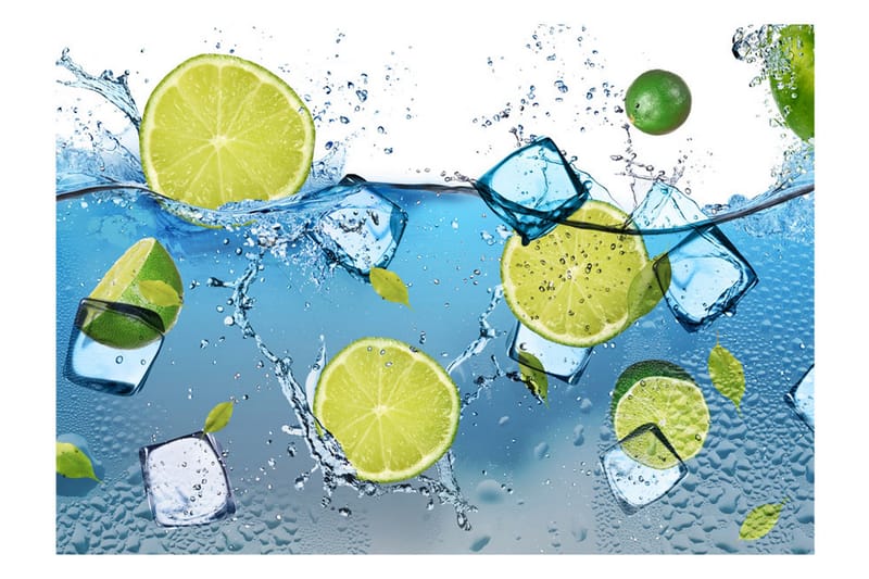 Fototapet Refreshing Lemonade 250x175 - Artgeist sp. z o. o. - Inredning - Väggdekor - Tapet & tapettillbehör - Fototapet