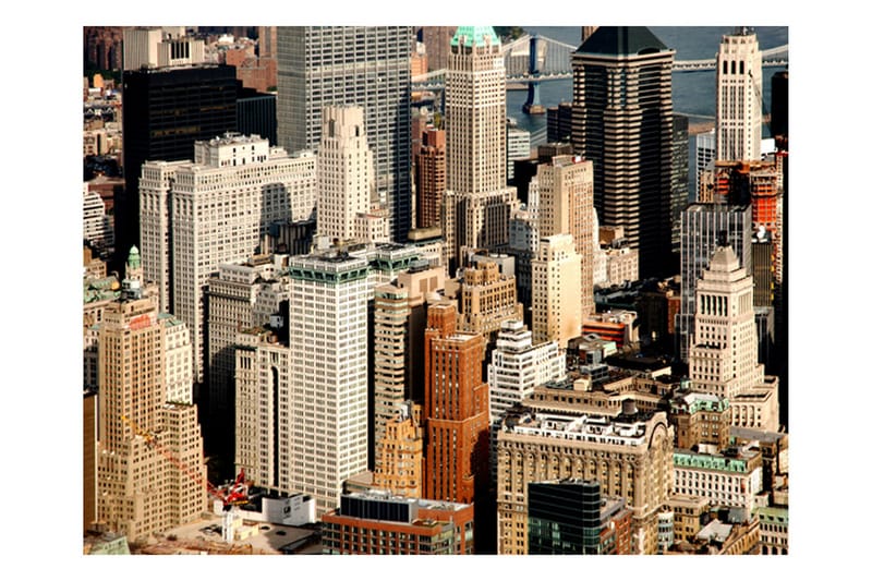 Fototapet Skyscrapers Manhattan 200x154 - Artgeist sp. z o. o. - Fototapet
