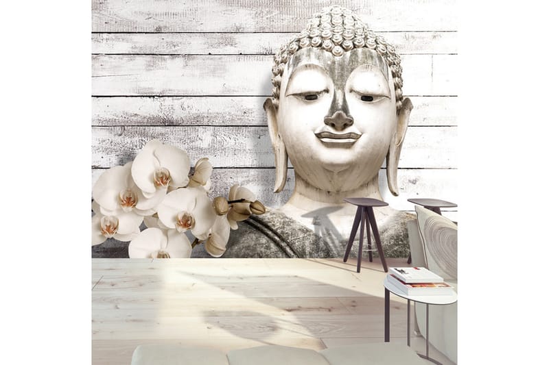 Fototapet Smiling Buddha 150x105 - Artgeist sp. z o. o. - Fototapet