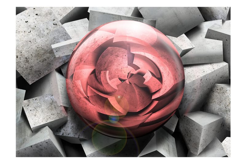 Fototapet Stone Rose 250x175 - Artgeist sp. z o. o. - Inredning - Väggdekor - Tapet & tapettillbehör - Fototapet