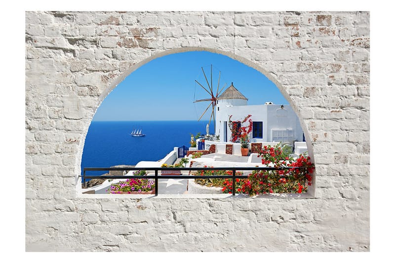 Fototapet Summer In Santorini 250x175 - Artgeist sp. z o. o. - Fototapet