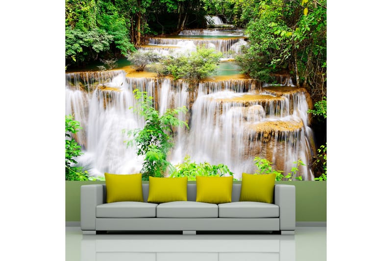 Fototapet Thai Waterfall 100x70 - Artgeist sp. z o. o. - Fototapet