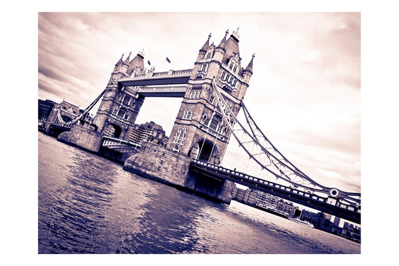 Fototapet Tower Bridge 250x193 - Artgeist sp. z o. o. - Inredning - Väggdekor - Tapet & tapettillbehör - Fototapet