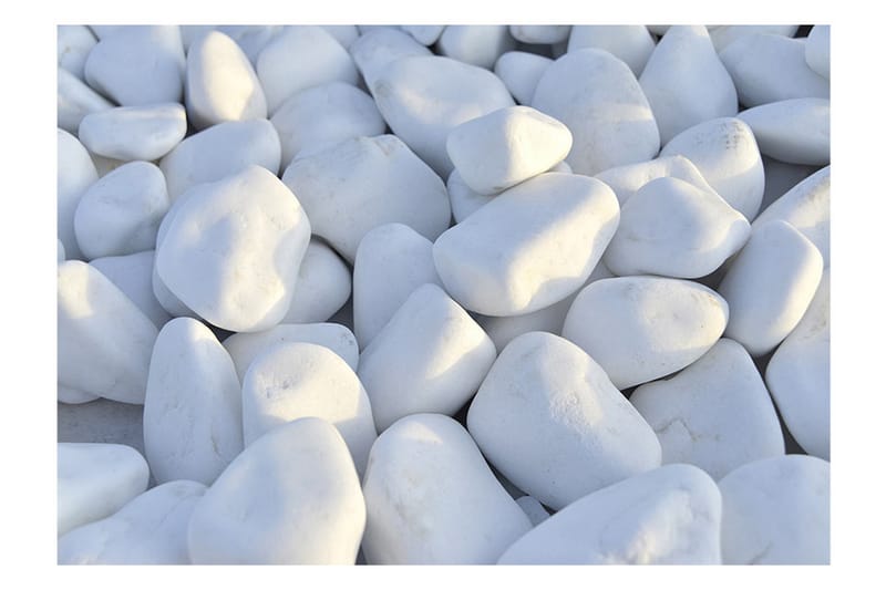 Fototapet White Pebbles 250x175 - Artgeist sp. z o. o. - Fototapet