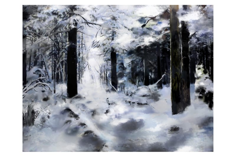 Fototapet Winter Forest 200x154 - Artgeist sp. z o. o. - Fototapet