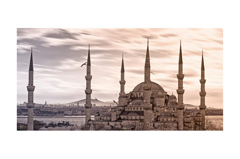 Fototapet XXL Blå Moskén Istanbul 550x270 - Artgeist sp. z o. o. - Fototapet