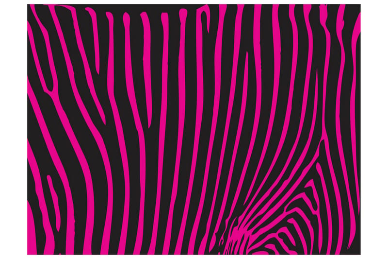 Fototapet Zebra Mönster Violett 250x193 - Artgeist sp. z o. o. - Inredning - Väggdekor - Tapet & tapettillbehör - Fototapet