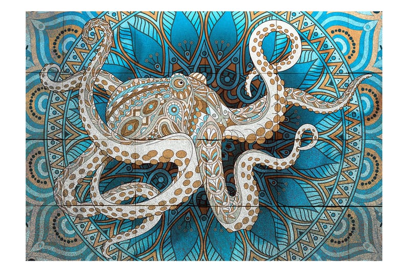 Fototapet Zen Octopus 100x70 - Artgeist sp. z o. o. - Inredning - Väggdekor - Tapet & tapettillbehör - Fototapet