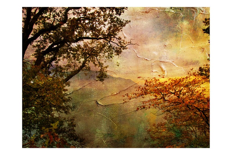 Fototapet Painted Autumn 300x231 - Artgeist sp. z o. o. - Fototapet