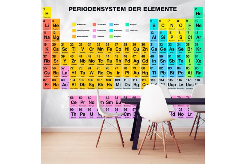 Fototapet Periodensystem Der Elemente 350x245 - Artgeist sp. z o. o. - Inredning - Väggdekor - Tapet & tapettillbehör - Fototapet