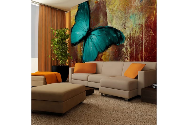 Fototapet Painted Butterfly 400x270 - Artgeist sp. z o. o. - Fototapet