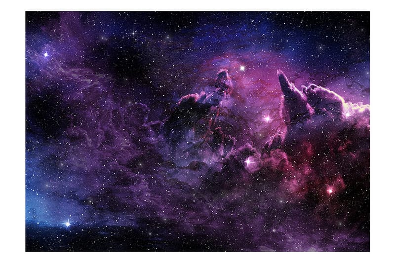 Fototapet Purple Nebula 400x280 - Artgeist sp. z o. o. - Inredning - Väggdekor - Tapet & tapettillbehör - Fototapet