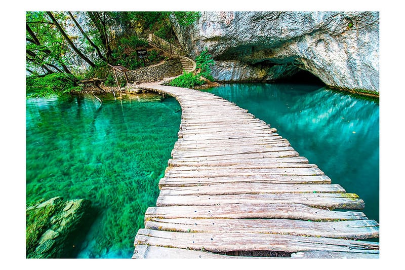 Fototapet Plitvice Lakes National Park Croatia 150x105 - Artgeist sp. z o. o. - Fototapet