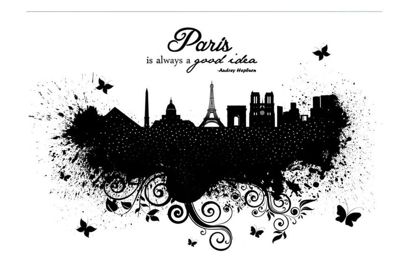 Fototapet Paris Is Always A Good Idea 200x140 - Artgeist sp. z o. o. - Fototapet