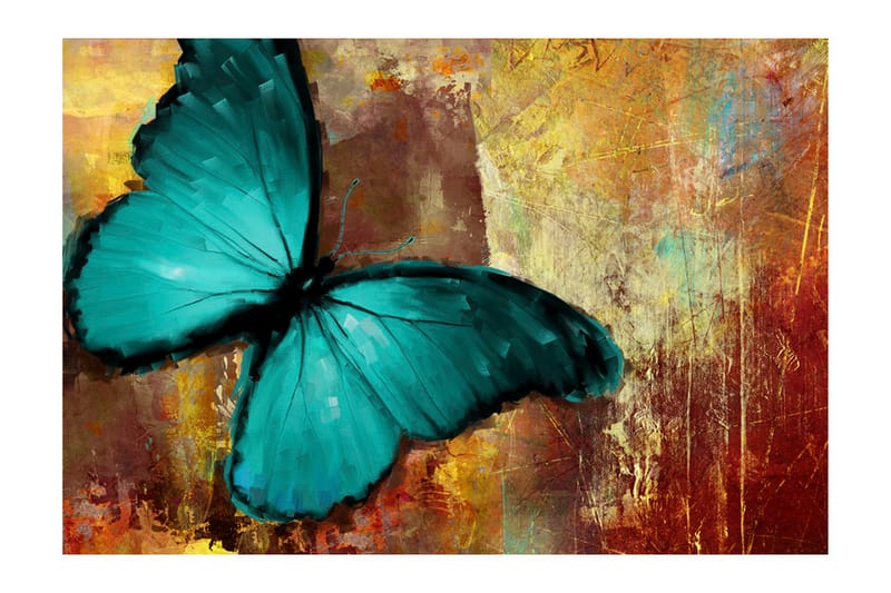 Fototapet Painted Butterfly 400x270 - Artgeist sp. z o. o. - Fototapet