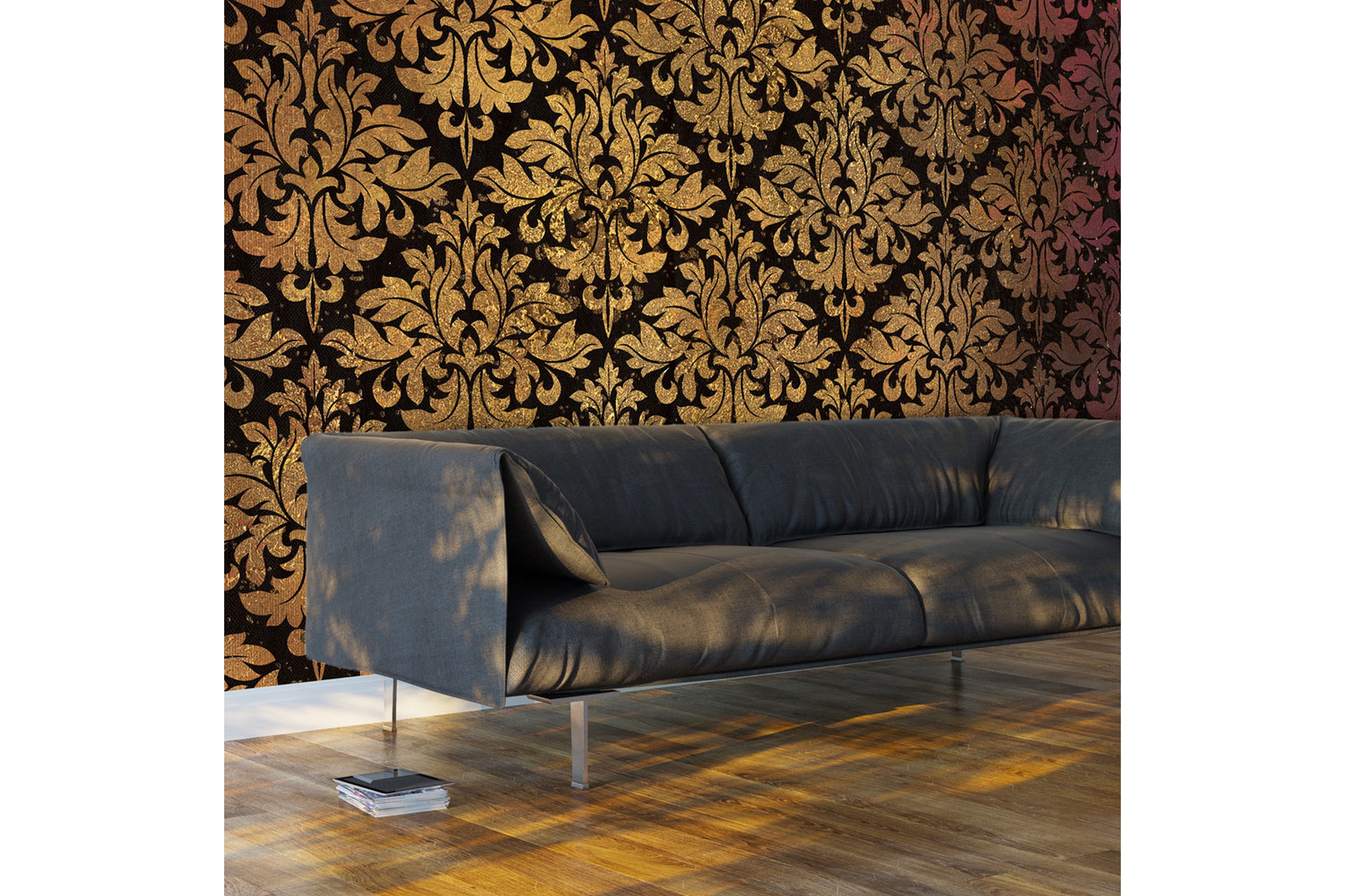 REA/Black Friday Fototapet XXL Golden Baroque 500x280 - Artgeist sp. z o.