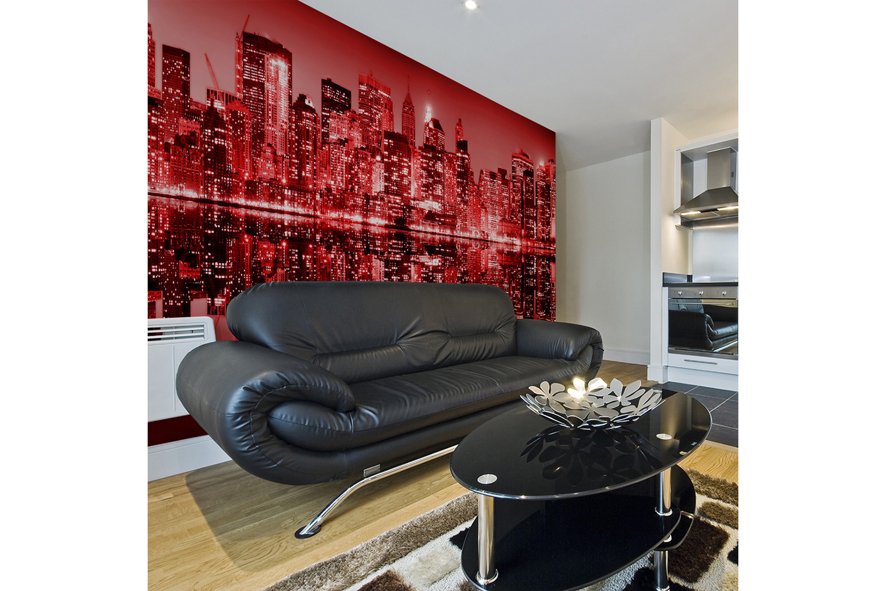 REA/Black Friday Fototapet XXL Red-Hot NYC 550x270 - Artgeist sp. z o.