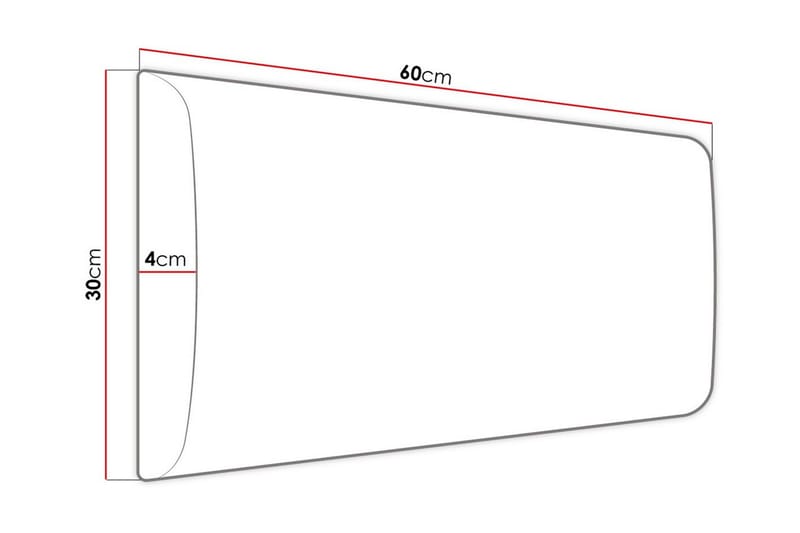 Zaratuz Väggpanel 30x60 cm - Mörkbrun - Väggpanel & panelskiva