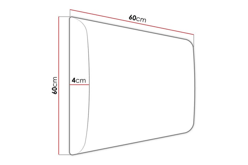 Zaratuz Väggpanel 60x60 cm - Mörkbrun - Väggpanel & panelskiva