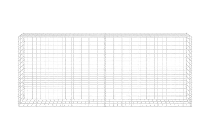 Gabion galvaniserat stål 85x30x200 cm - Silver - Gabion