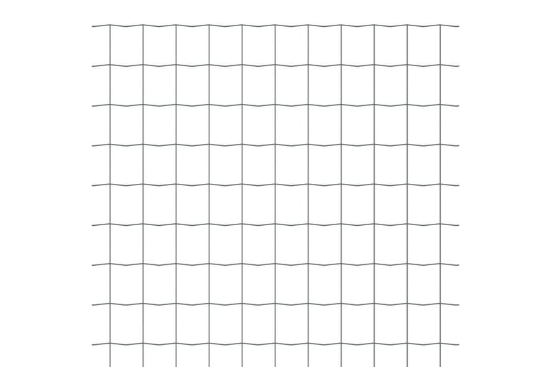 Eurofence stål 25x1 m grå - Grå - Trädgårdsstängsel & panelstängsel