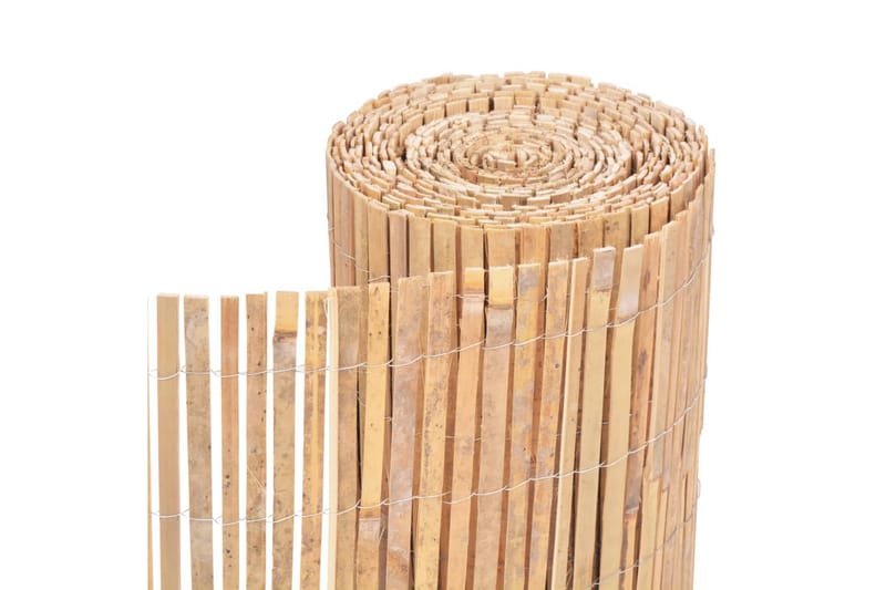 Stängsel bambu 1000x50 cm - Brun - Trädgårdsstängsel & panelstängsel