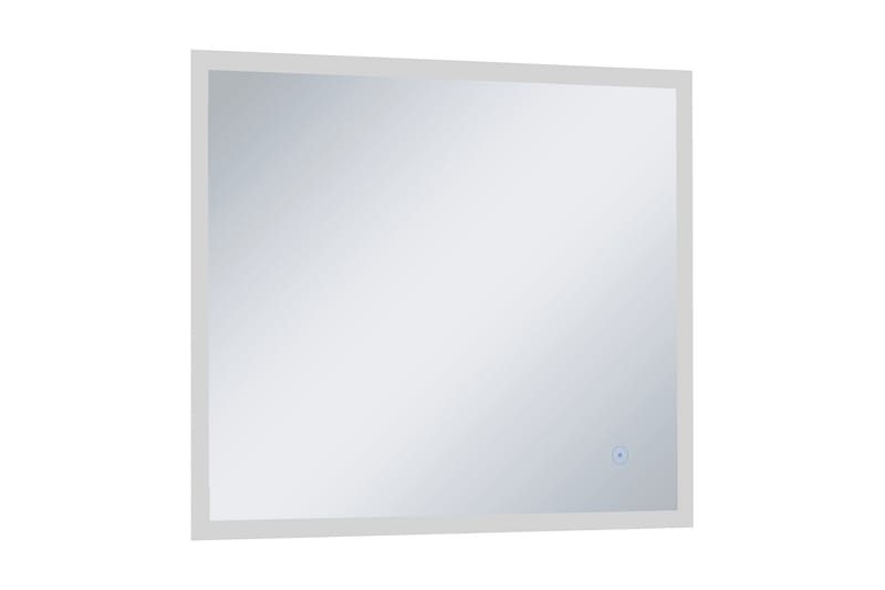 Badrumsspegel LED med touch-sensor 60x50 cm - Silver - Badrumsspegel - Badrumsspegel med belysning