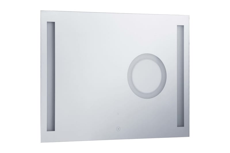 Badrumsspegel LED med touch-sensor 80x60 cm - Silver - Badrumsspegel - Badrumsspegel med belysning