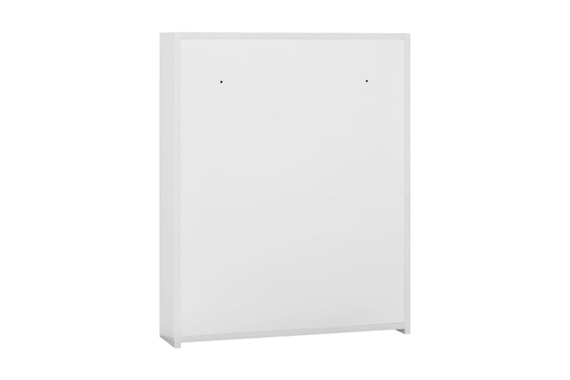 Spegelskåp för badrum vit 60x15x75 cm MDF - Vit - Hus & renovering - Kök & bad - Badrum - Badrumsmöbler & badrumsinredning - Spegelskåp badrum