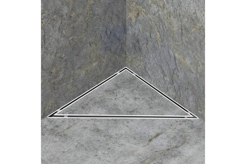 Golvbrunn med 2-i-1 kakelinlägg 25x25 cm rostfritt stål - Avlopp & golvbrunnar - Inomhusavlopp