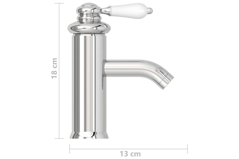Badrumsblandare kromad finish 130x180 mm - be Basic - Tvättställsblandare