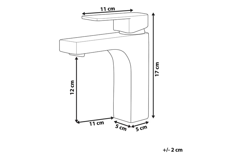 Irupu Tvättställsblandare - Silver - Hus & renovering - Kök & bad - Badrum - Blandare & vattenkran - Tvättställsblandare