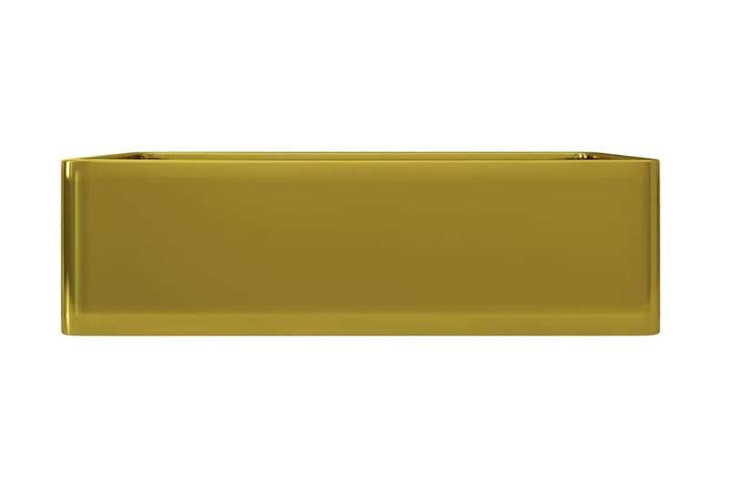 Handfat 41x30x12 cm keramik guld - Guld - Enkelhandfat