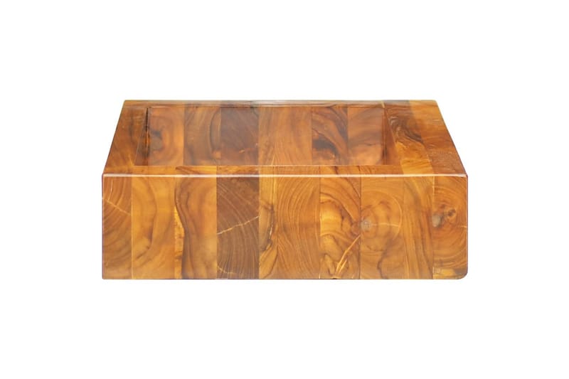 Handfat massiv teak 50x35x10 cm - Brun - Enkelhandfat