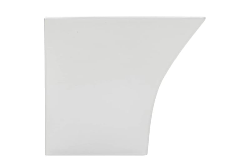 Handfat väggmonterat keramik 500x450x410 mm vit - Vit - Enkelhandfat