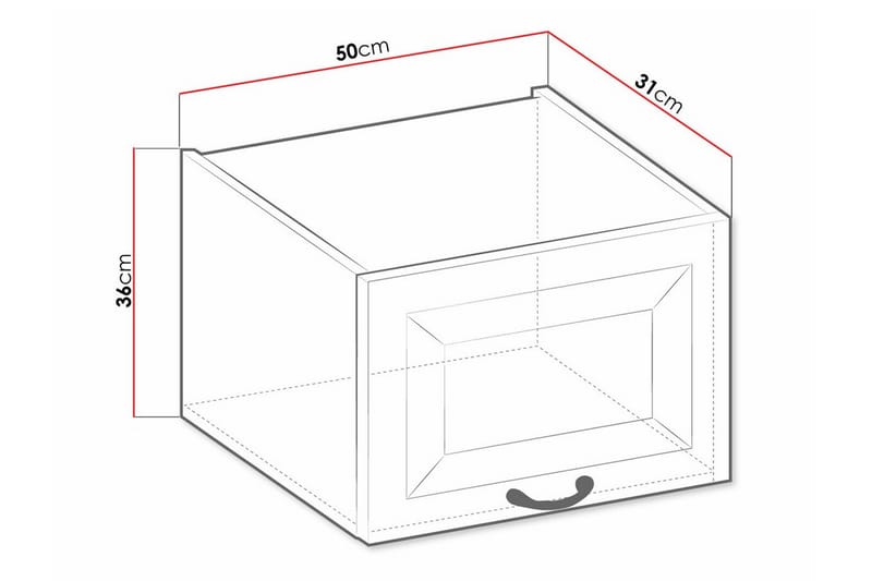 Templemore Köksskåp 50 cm - Köksskåp