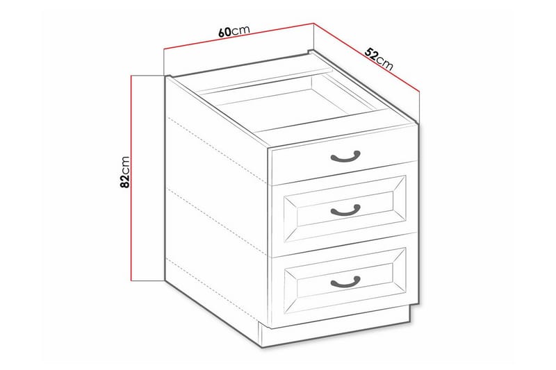 Templemore Köksskåp 60 cm - Hus & renovering - Kök & bad - Kök & tvättstuga - Köksinredning - Köksskåp